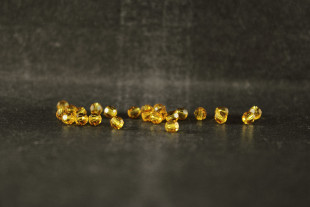 Бусины Чехия "PRECIOSA" бусины 451-19-602 3 мм 24 шт светло-коричневый/topaz