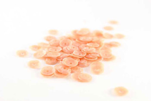 Пайетки круглой формы с матовым эффектом №34 оранжевый