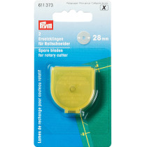 " PRYM" 611373 Лезвия сменные для раскр ножей нержавеющая сталь d 28 мм 2 шт в блистере . 