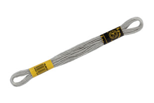 Нитки для вышивания " ПНК им. Кирова" мулине 100% мерсеризованный хлопок 8 м №6802 ( 112) серо- голубой