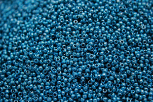 Бисер Чехия круглый 06/0 50г 18365 бирюзовый непрозрачный металлик